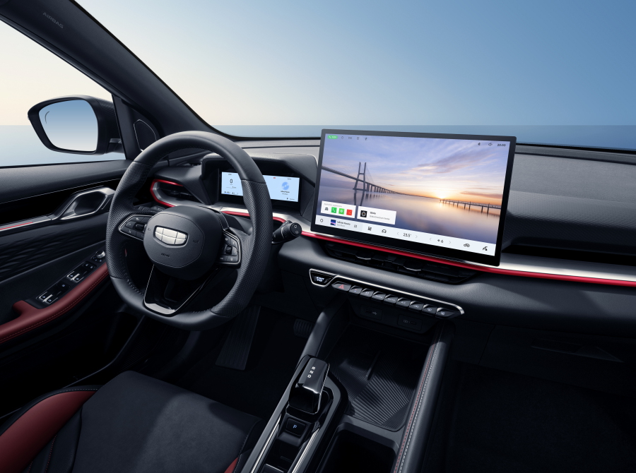 màn hình giải trí geely coolray 2026